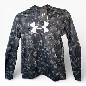 Under Armour Boys Camo Armour Fleece Hoodie Youth YLG - NWT